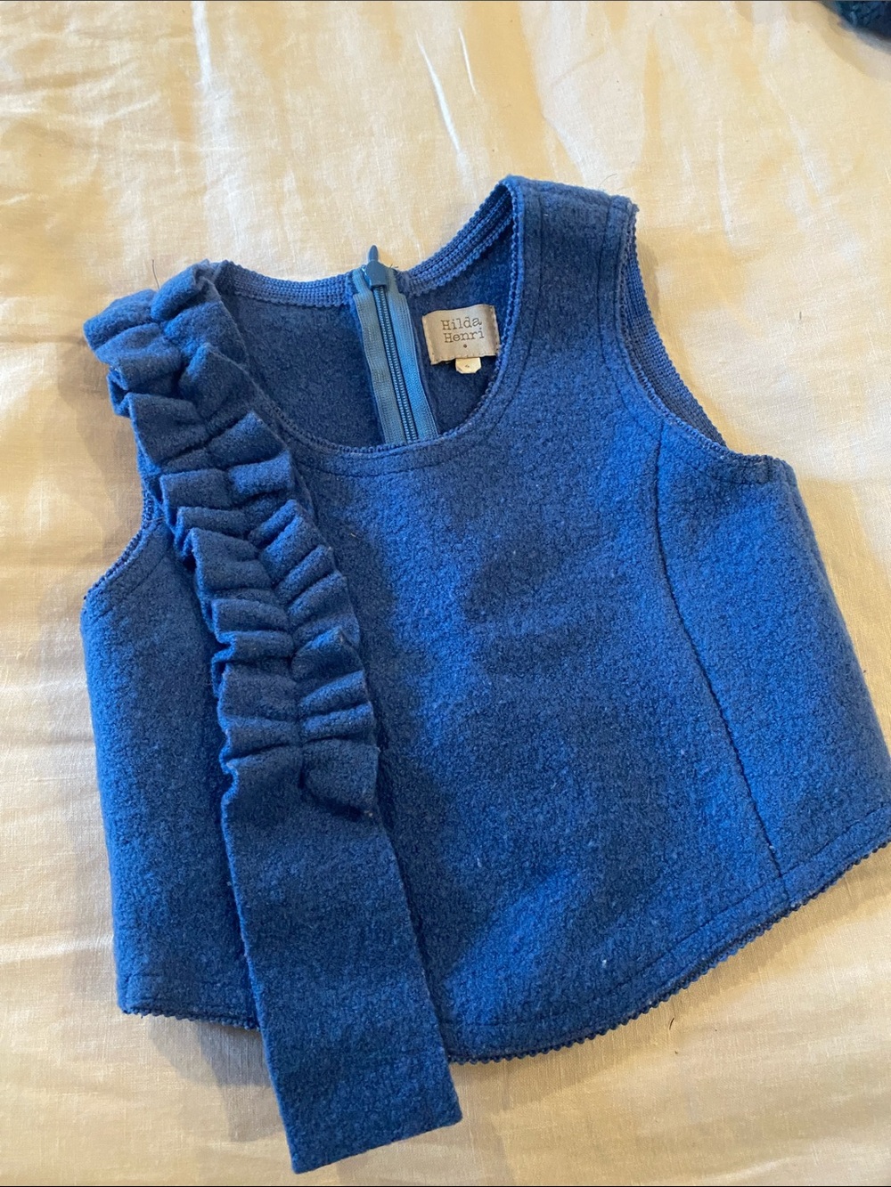 Hilda Henry boiled wool vest
